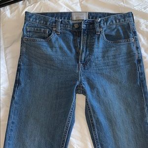Everlane high waist straight jeans